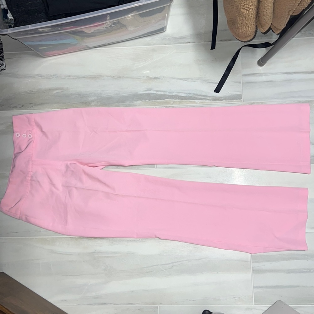 Vintage Pink Flare Pants